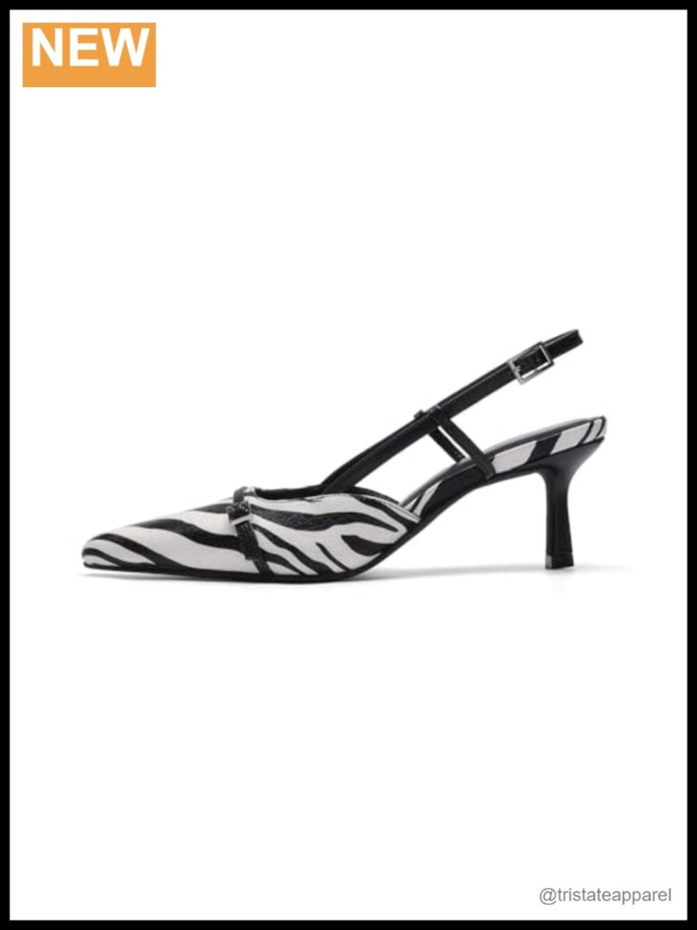 Pointed Toe Stiletto Heel Slingback Stretch Slip-On Pumps Dress Shoes